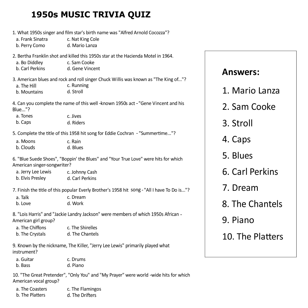 80s Movie Trivia Questions And Answers Printable