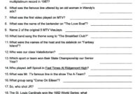10 Question Trivia Quiz Printable 100 Olympics Questions And Answers