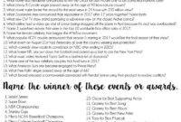 101 Top New Year Trivia Questions And Answers Printable For