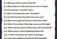 13 Hanukkah Trivia Questions And Answers Multiple Choice Information