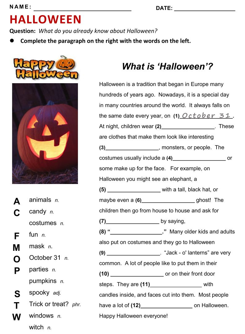 15 Best Printable Halloween Trivia Games Printablee