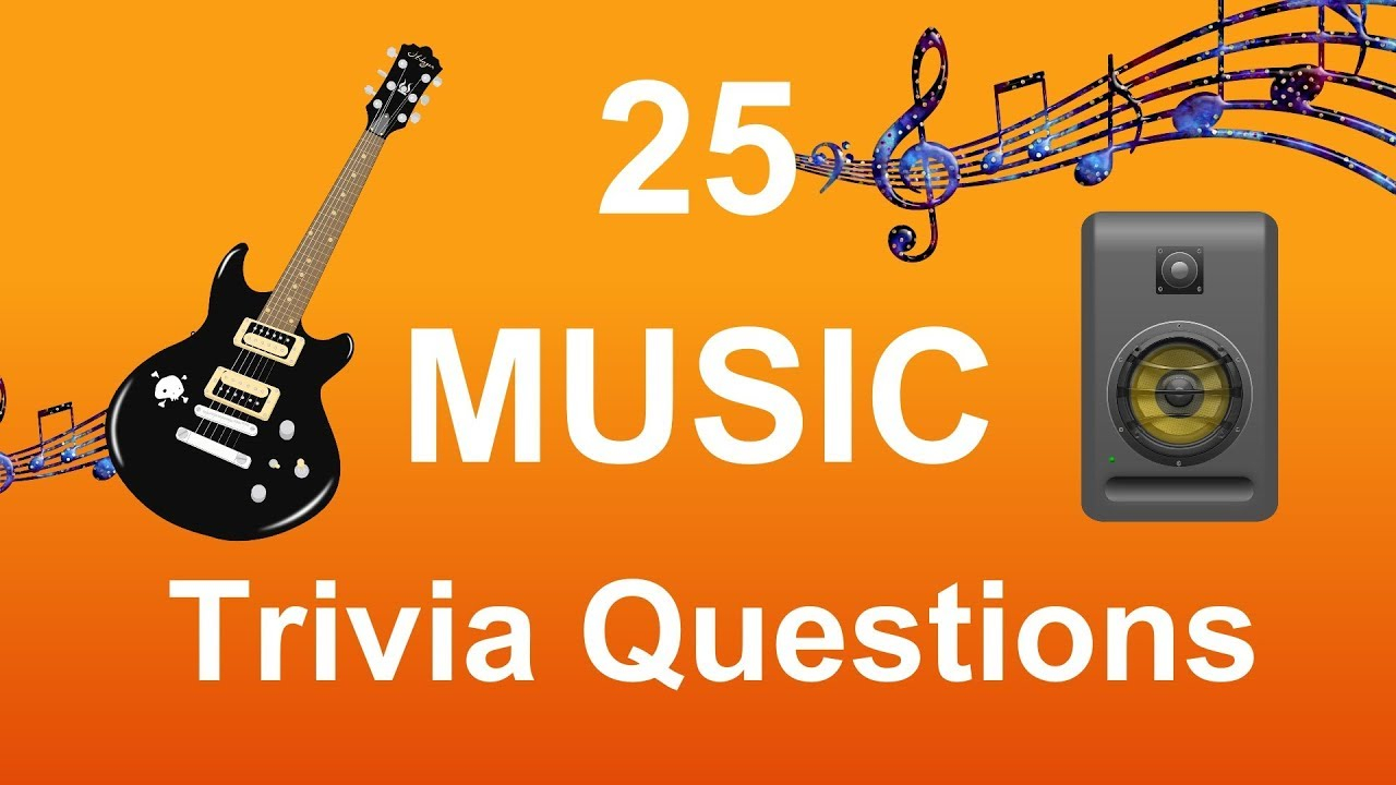 25 Music Trivia Questions Trivia Questions Answers YouTube