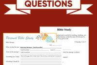 5 Best Free Printable Bible Study Questions Printablee