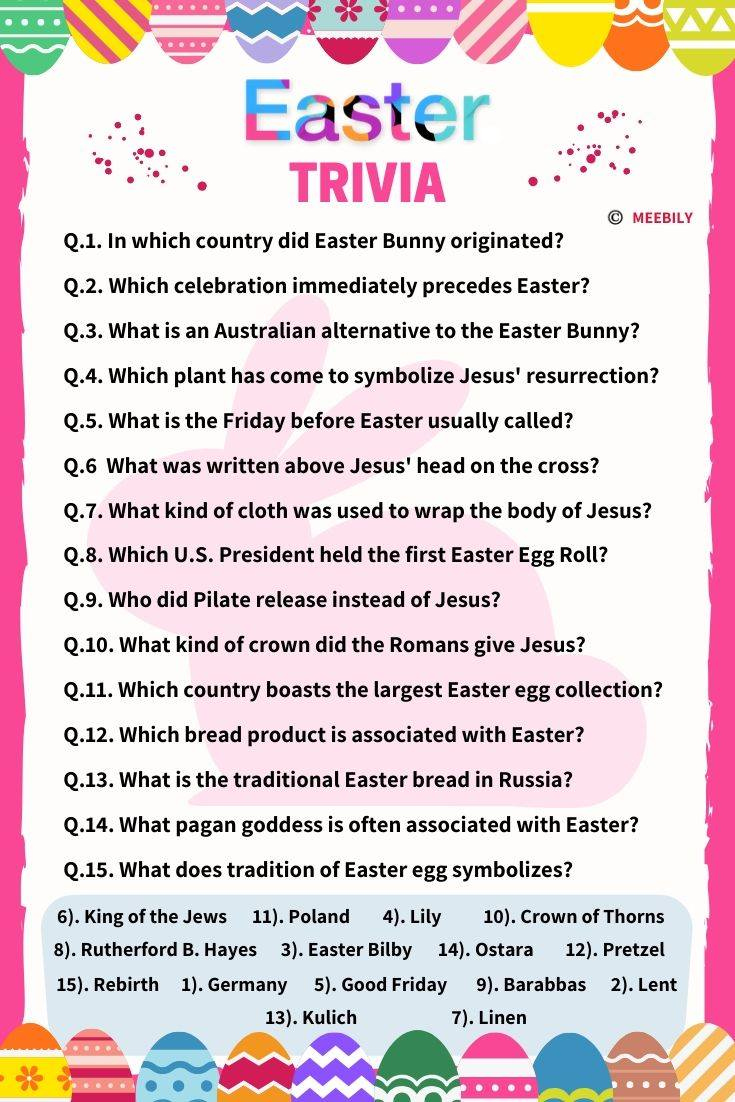 5Th Grade Trivia Questions And Answers Printable Pdf End Of The Year 