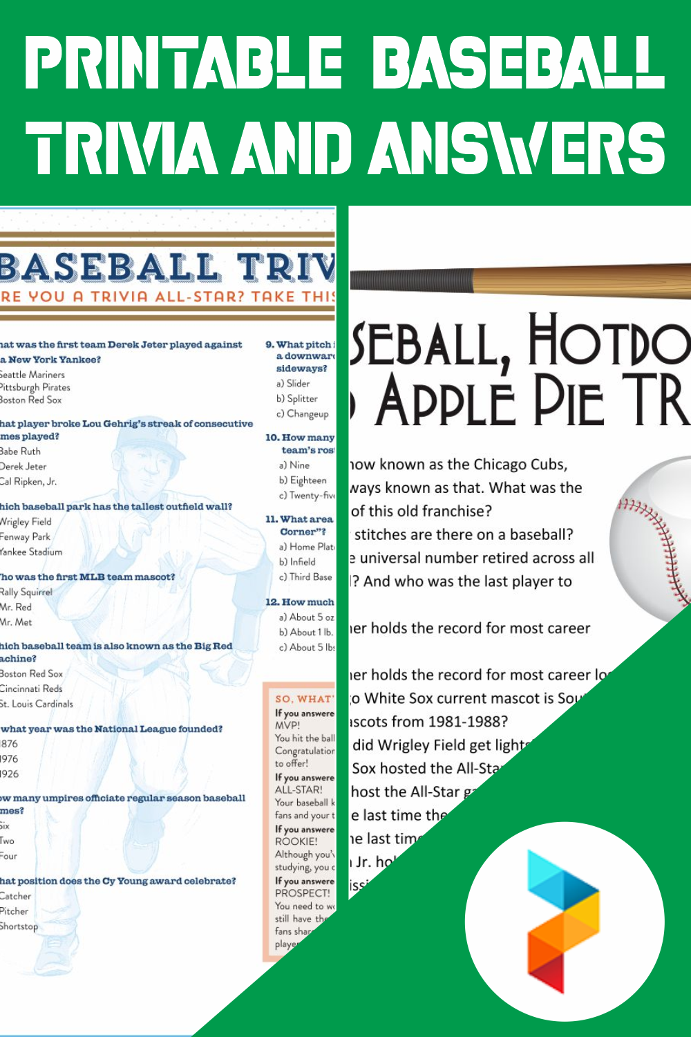 6 Best Printable Baseball Trivia And Answers Printablee