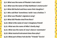 75 Friends Trivia Questions Answers Meebily Friends Trivia