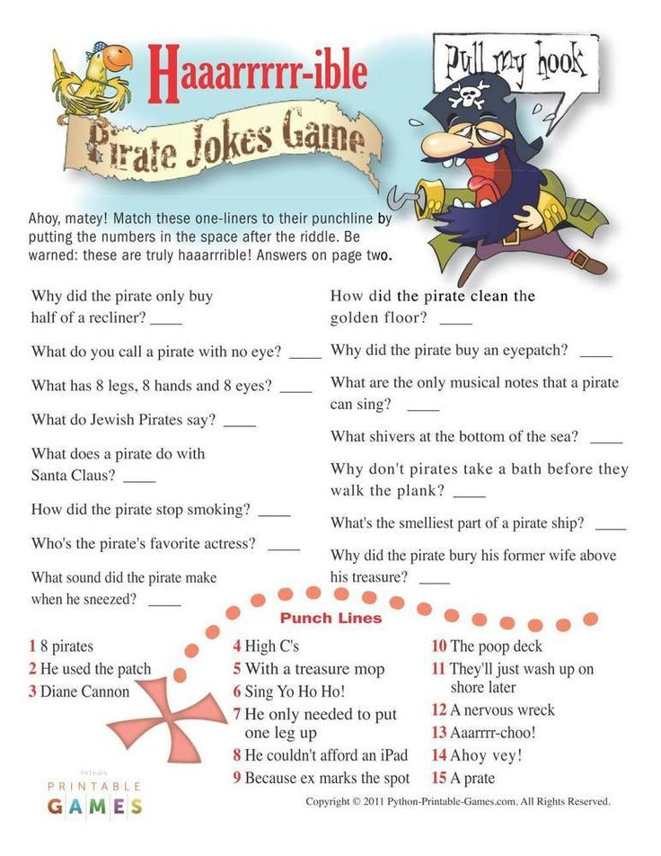 9 Best Pirate Party Printable Games Images On Pinterest Pirate Party 