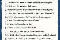 90 Avengers Trivia Questions Answers Meebily