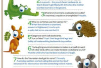 Aussie Animals Quiz Questions Answers Just Print Them Off Animal