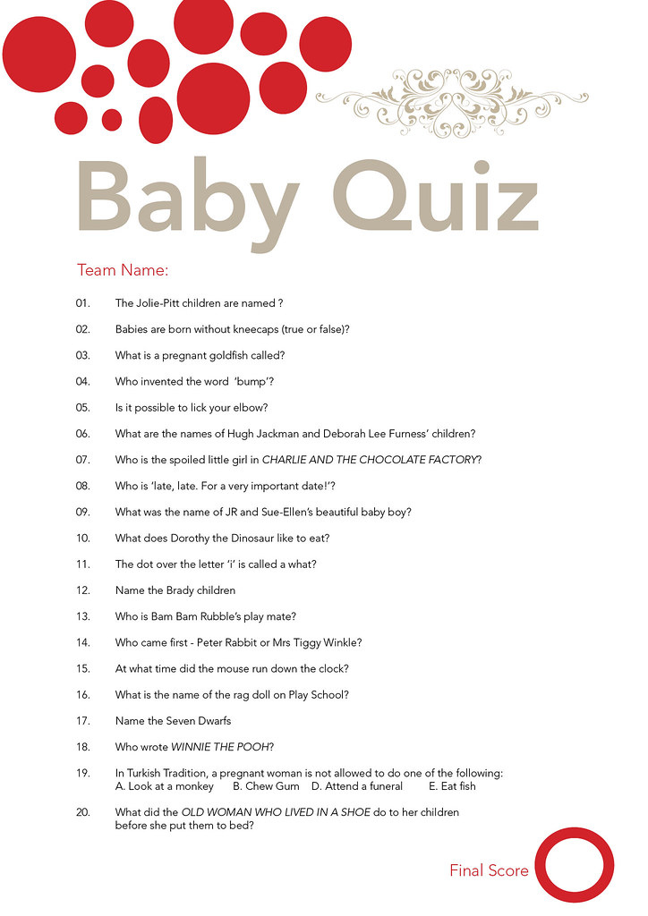 Baby Shower Quizzes Activit Baby Shower Quizz Petit Bac Sp cial Baby 