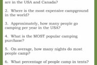 Camping Quiz Fun Facts About Camping Growing Play