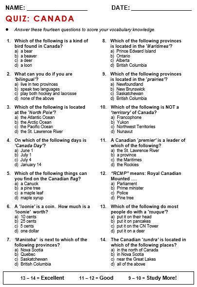 Canada Quiz Kids Stuff Pinterest Canada Teaching And Teaching Aids