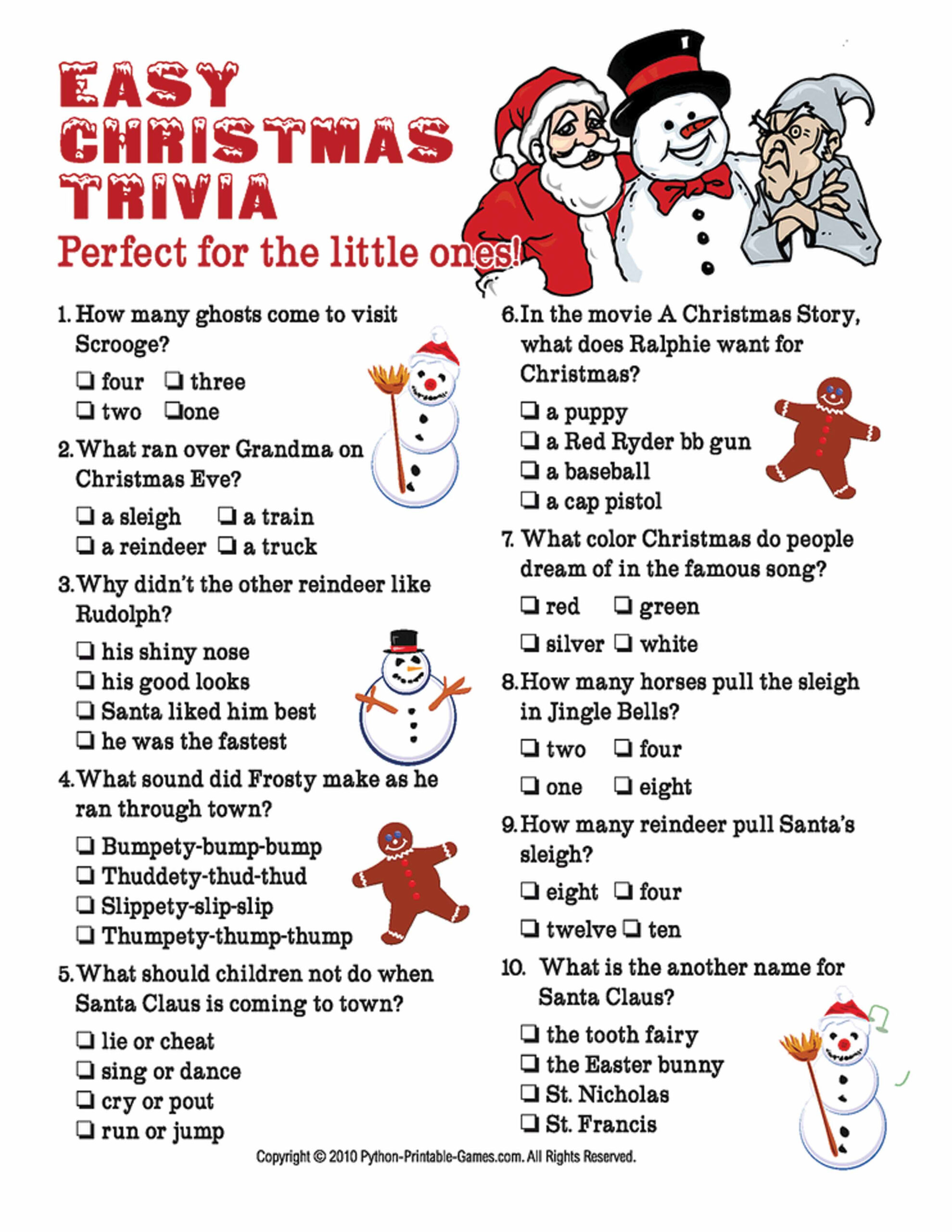 Christmas Trivia Bowie News