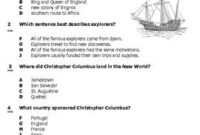Christopher Columbus Quiz Social Studies Notebook Christopher