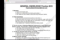 Class B General Knowledge Test Answers KnowledgeWalls
