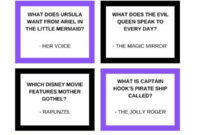 Disney Villains Trivia Quiz FREE PRINTABLE In 2021 Movie Trivia