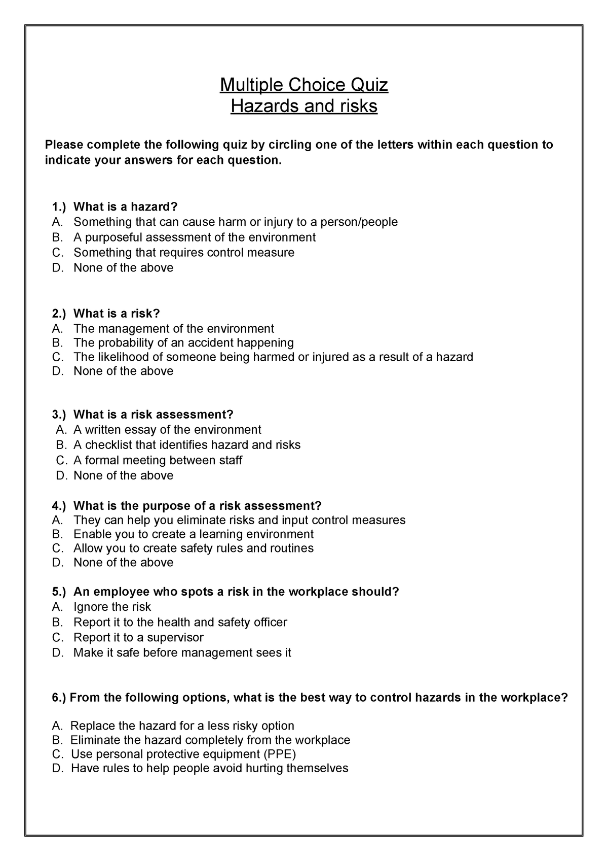 occupational-health-and-safety-multiple-choice-questions-pdf-gambaran