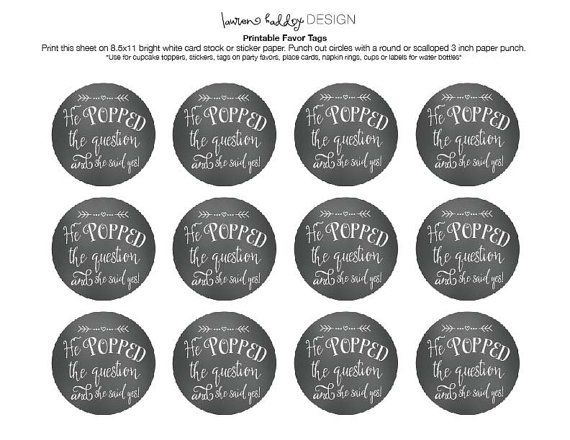 He Popped The Question Popcorn Free Printable Printable Questions And 