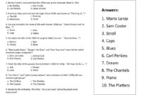 Free Printable Music Trivia For Seniors QUIZ QUESTIONS AND ANSWERS