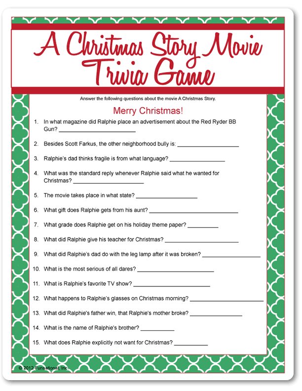 Fun Christmas Party Game Fun Christmas Party Games Christmas Trivia 