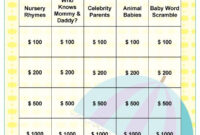 Image Result For Baby Jeopardy Game Questions And Answers Baby Shower