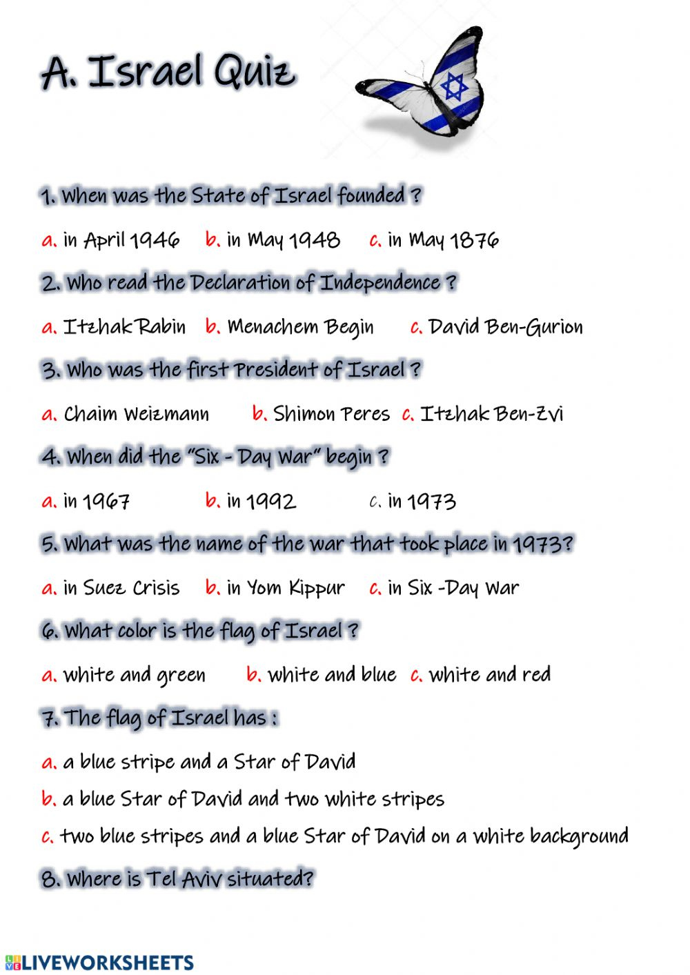 Independence Day Trivia Questions And Answers Printable Alexander The 