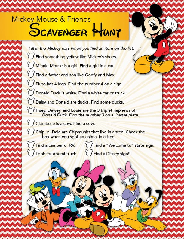 Mickey Mouse Trivia Questions And Answers Printable Trivia Printable