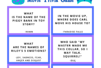 Pixar Trivia Questions And Answers Printable Printable Word Searches