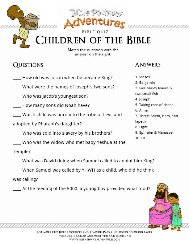 Printable Bible Trivia Questions That Are Exceptional Roy Blog