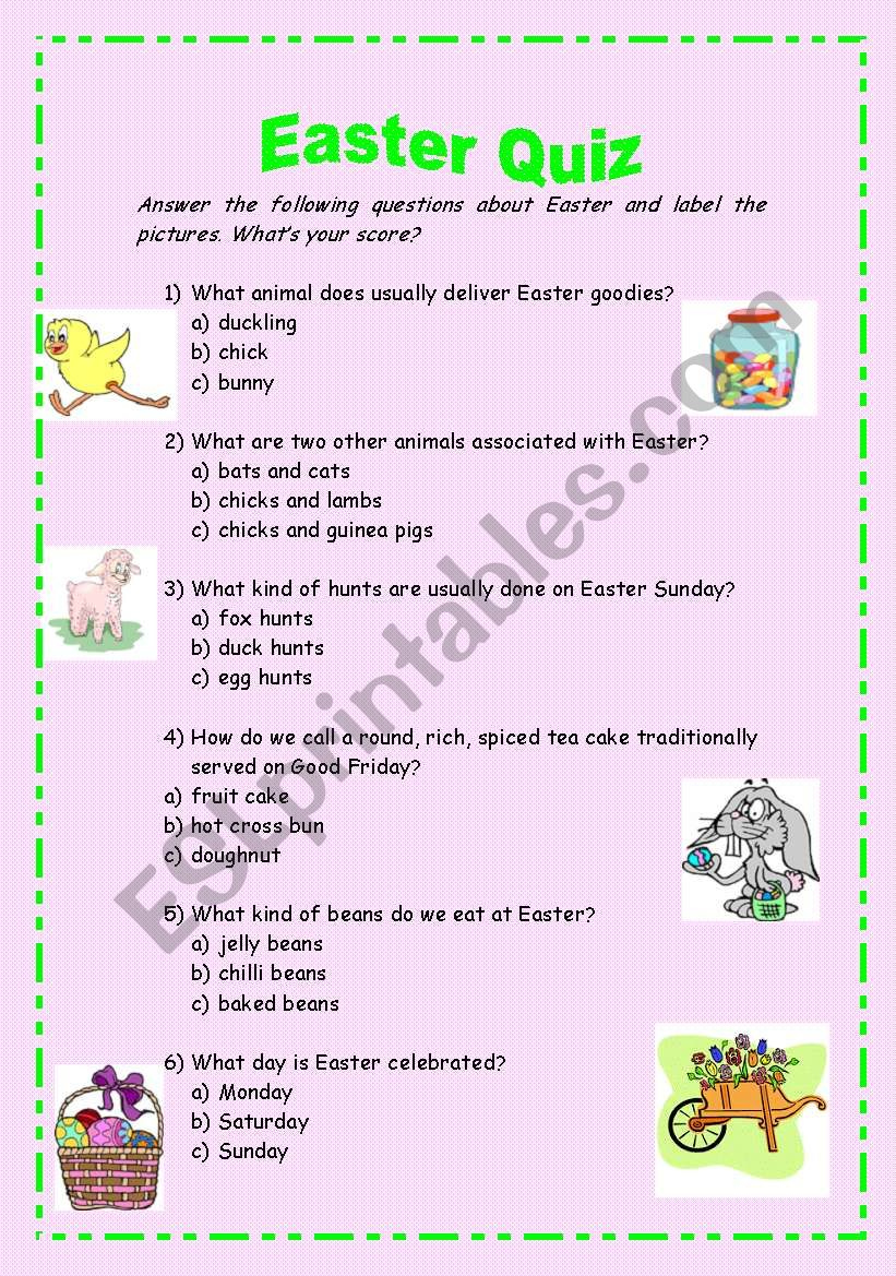 Printable Spring Quiz Questions Free Printable Questions And Answers