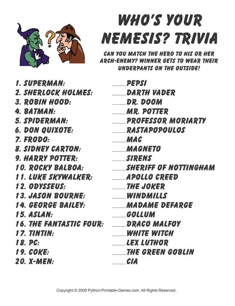 Printable Pokemon Trivia Questions And Answers