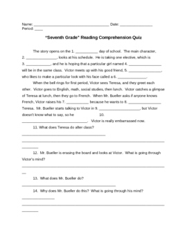 7th Grade Trivia Questions And Answers Printable