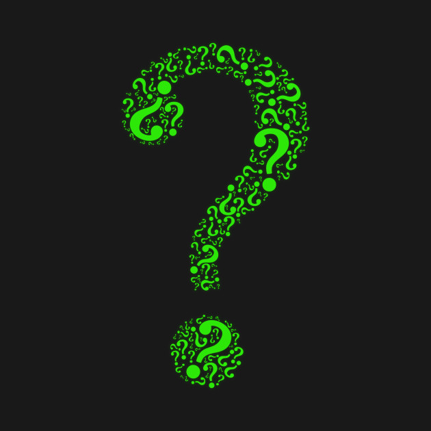 Riddler Question Mark Batman T Shirt TeePublic