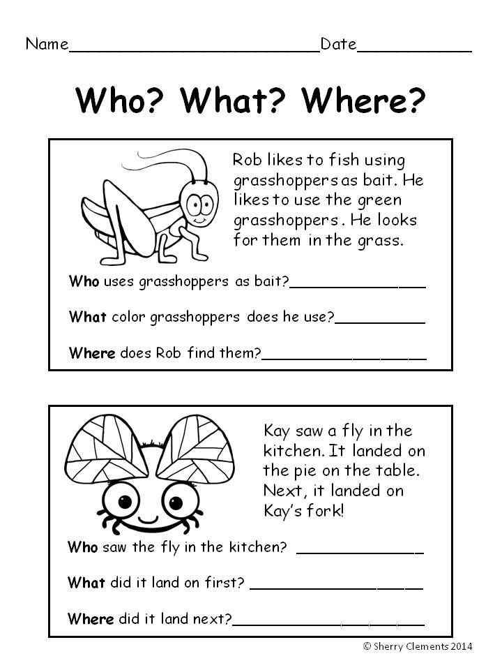 Short Stories With Questions And Answers For Grade 1 Printable Worksheet