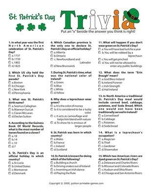 St Patrick 39 s Day Trivia In 2020 St Patrick 39 s Day Trivia St Patrick 