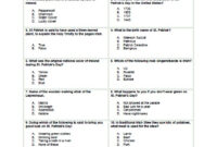 St Patrick Day Trivia Questions And Answers Printable That Are Vibrant