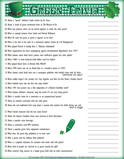 St Patricks Day Party Ideas And Games