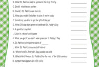 St Patricks Day Trivia Game Printable Pot O 39 Trivia Quiz