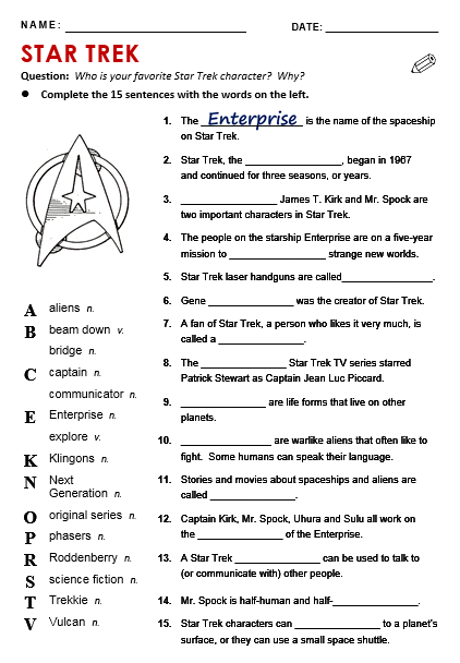 Star Trek All Things Topics