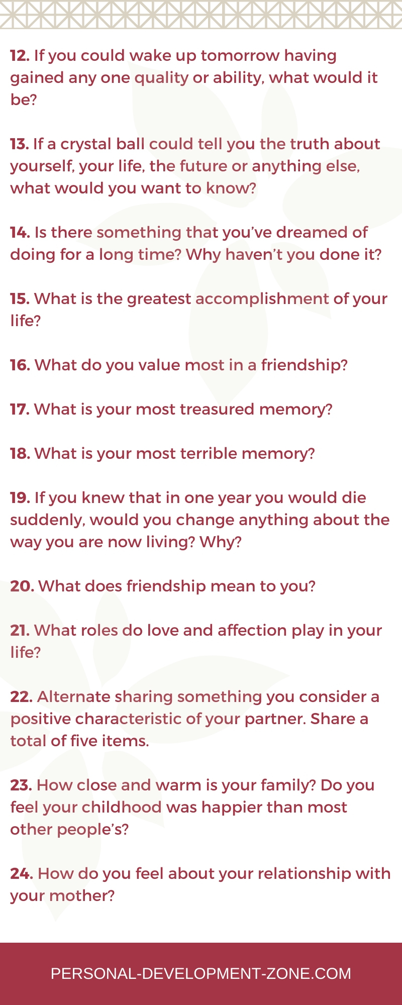 Surprising 36 Questions To Fall In Love In 2022 Printable Version