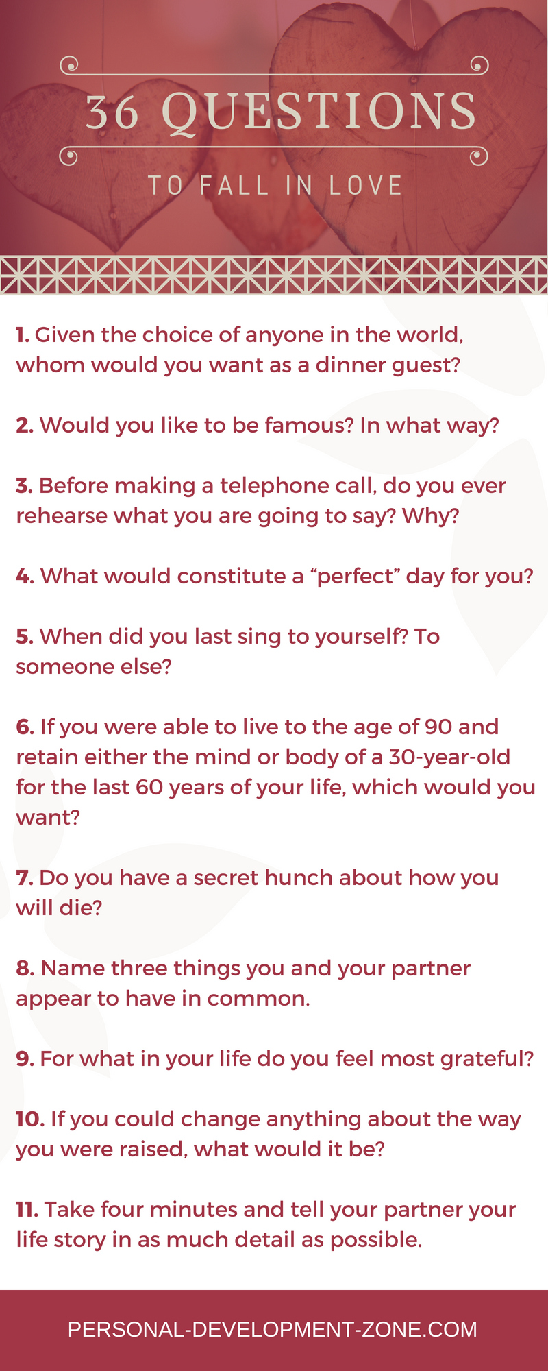 Surprising 36 Questions To Fall In Love In 2022 Printable Version
