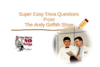 TCNW 578 Super Easy Mayberry Trivia Https youtu be juU3GVsvXAQ In