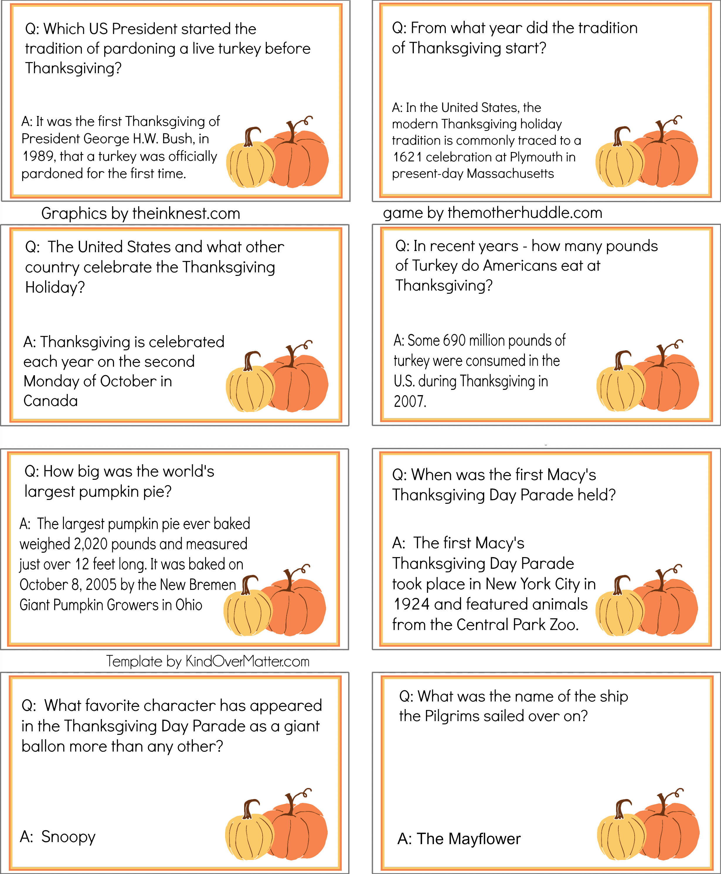 Fall Trivia Questions And Answers For Adults Printable