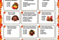 Thanksgiving Trivia Questions And Answers Printables Printable Word