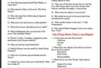 This Movie Trivia John Wayne Game Covers Many Years Trivia Questions