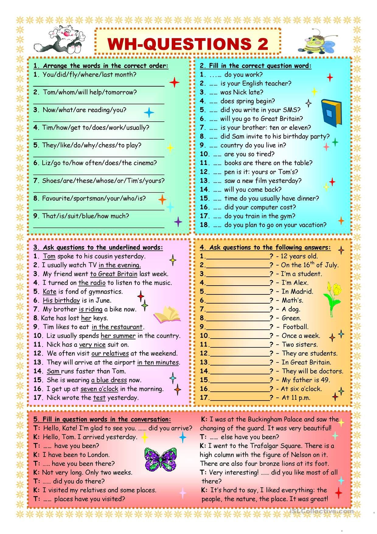 Wh questions Worksheet Free Esl Printable Worksheets Made By Teachers 2B3