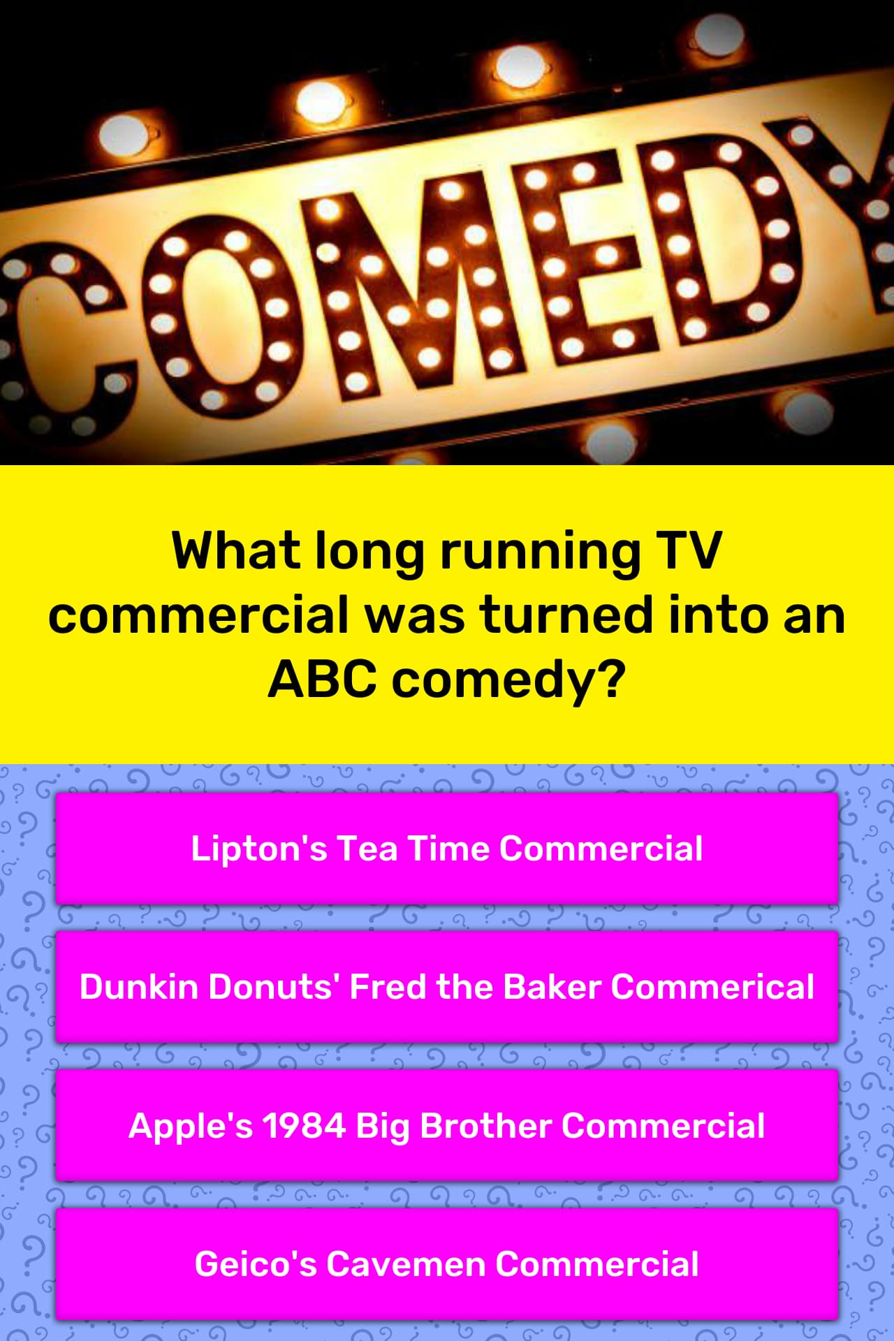 What Long Running TV Commercial Was Trivia Answers QuizzClub