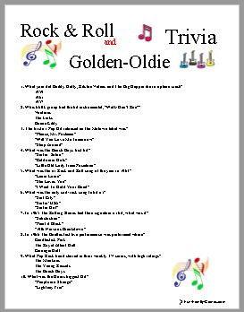 Witty 1950 Trivia Questions And Answers Printable Brad Website