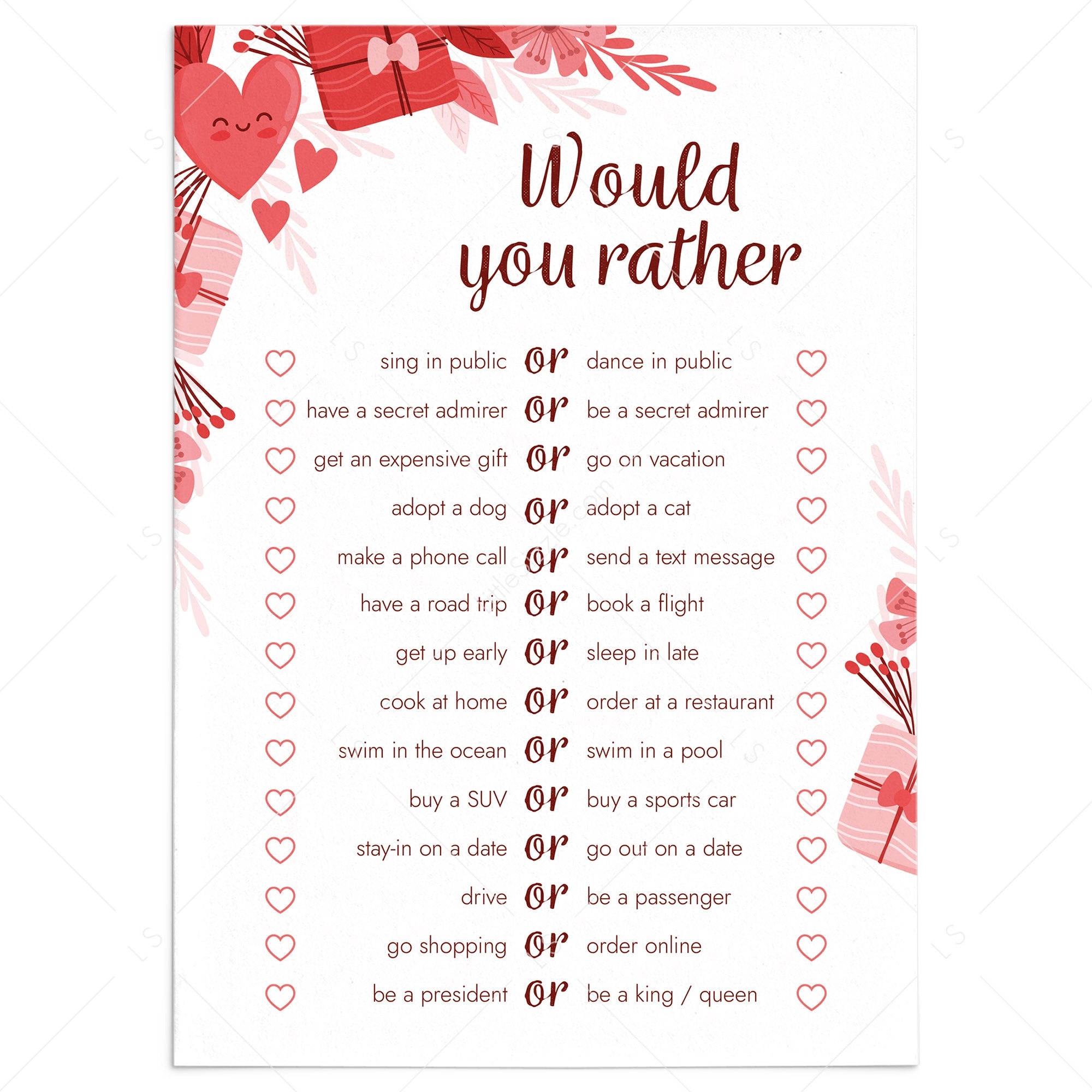 100 Date Night Questions Printable Couples Game Questions For Worksheets Library