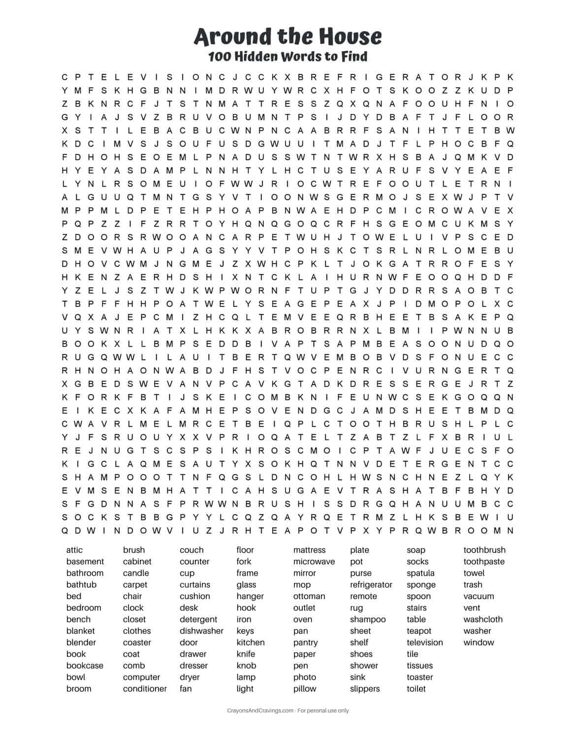 Printable 100 Answer Sheet